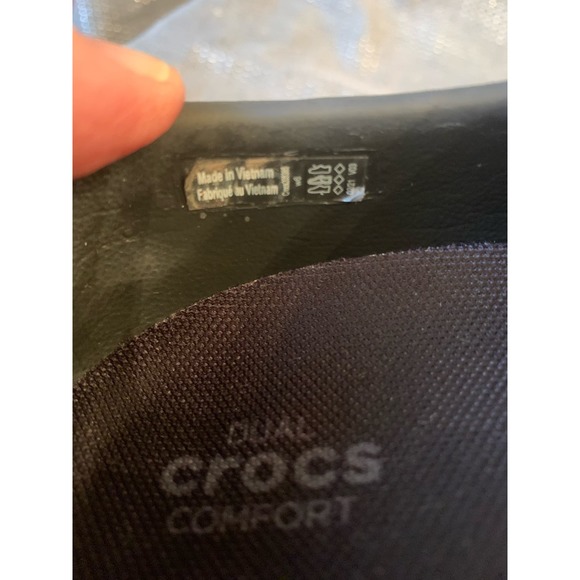 Crocs Clog NERIA PRO II Work Clog Black Leopard Dual Comfort Nurse Cook size W6 - Picture 9 of 11